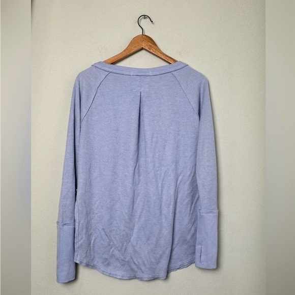 Free People We the Free Snowy Thermal in The Rain Light Blue Size Small - Picture 6 of 9